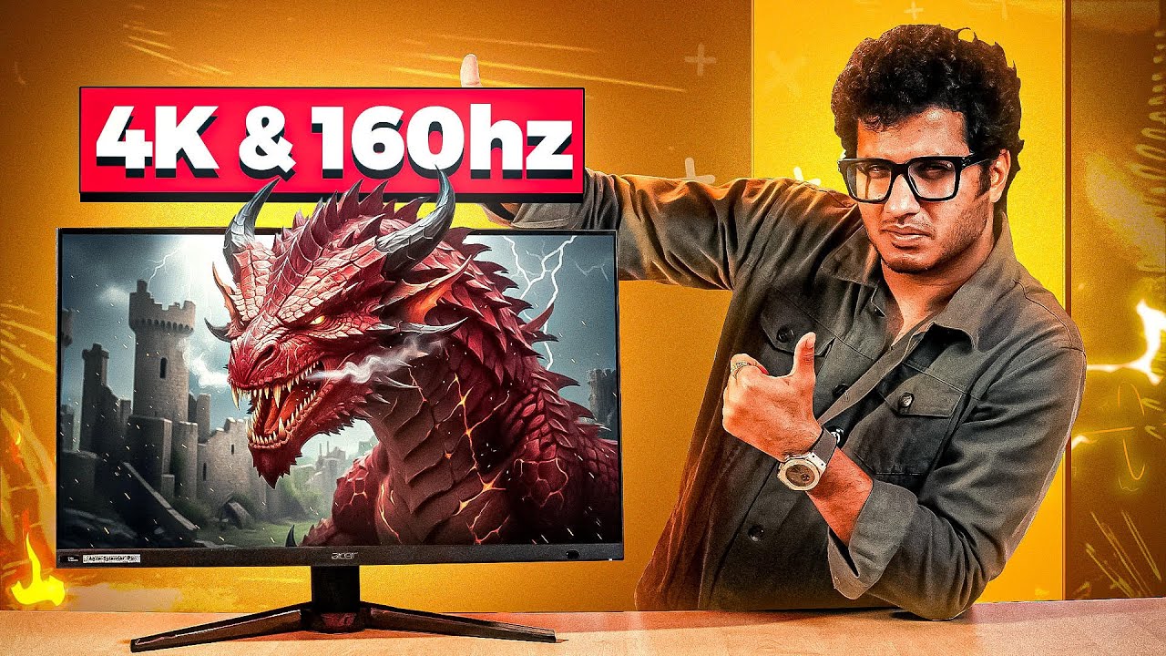 Acer Nitro XV272K V5 Gaming Monitor Unboxing & Review, Best 4K Gaming Monitor in India 2025 ?