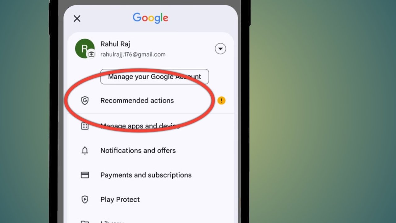 Recommended Actions Google | Recommended Actions Google Kya Hai