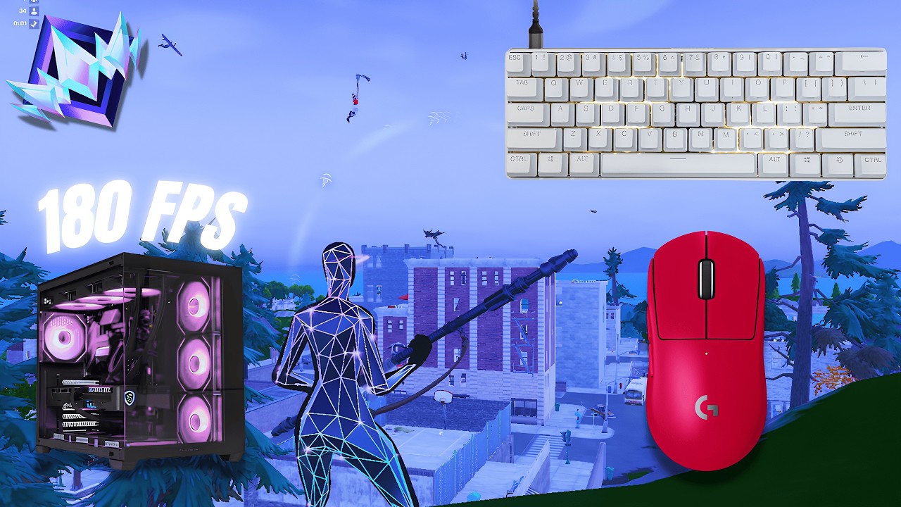 Fortnite Ranked Reload ❄️ on Pc | Keyboard & Mouse  | 180 FPS  | 4K ✨