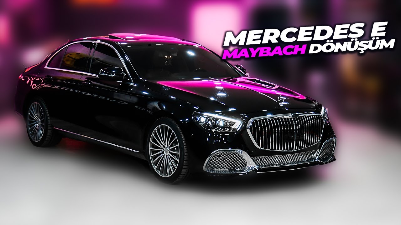 Mercedes E Class New W213 Maybach Dönüşüm -Yeni Stop ve Farlar- 4D Tweeter-Ambiyans
