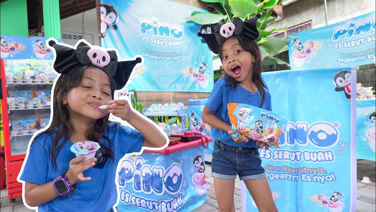 LEIKA JUAL PINO ES SERUT BUAH😍 BUKA TOKO MIRIP INDOMART‼️