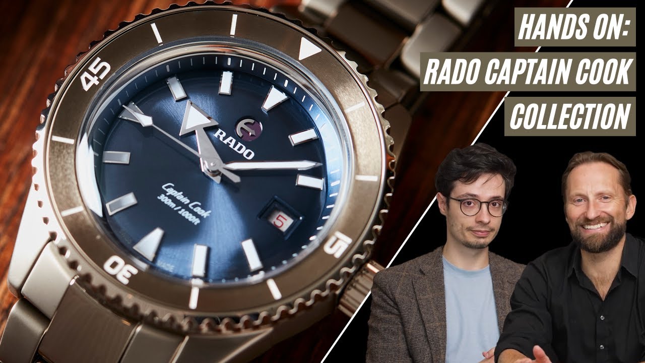 The evolution of the Rado Captain Cook continues with more high-tech ceramic models