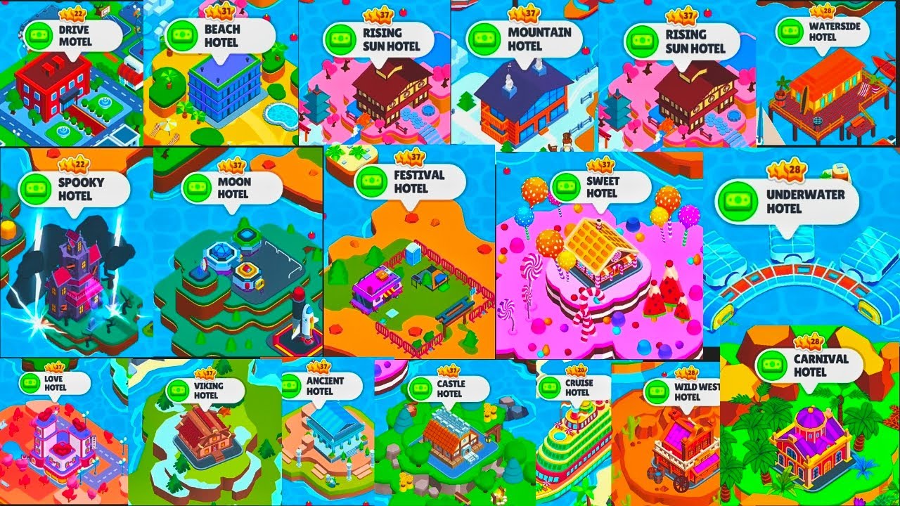 My Perfect Hotel All Level Unlocked (Max Level) Android Gameplay