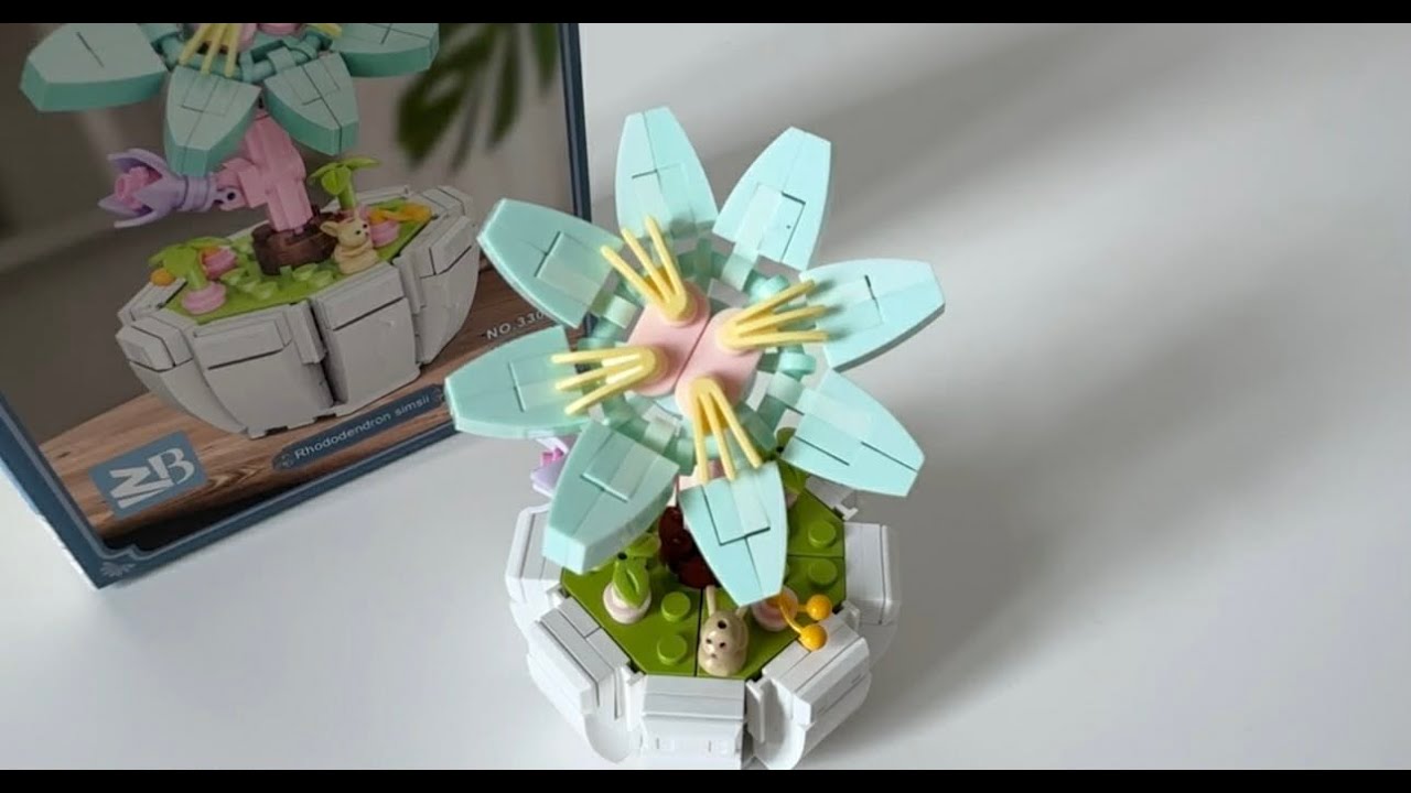 Relaxing Flower Brick Build | No Talking | Episode 1