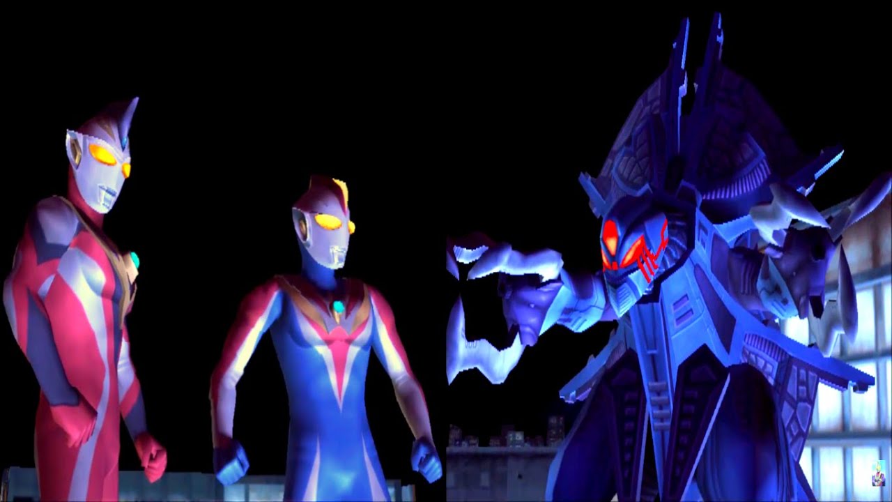 Ultraman FE3 - [Story Mode 18] Ultraman Cosmos & Justice Vs Gloker Bishop !! (PCSX2)