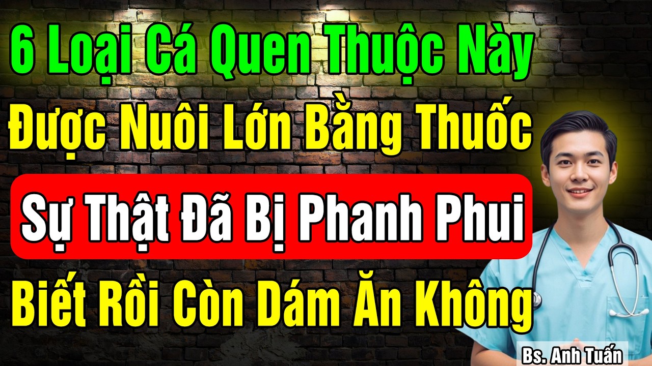 Sự Thật Bị Phanh Phui: 6 Loại Cá Này Nuôi Toàn Bằng Thuốc, Biết Rồi Bạn Có Còn Dám Ăn Không?