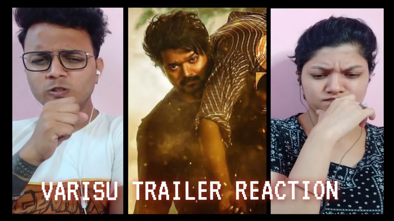 Varisu Official Trailer Reacttion | Thalapathy Vijay | Rashmika | Vamshi Paidipally | Dil Raju