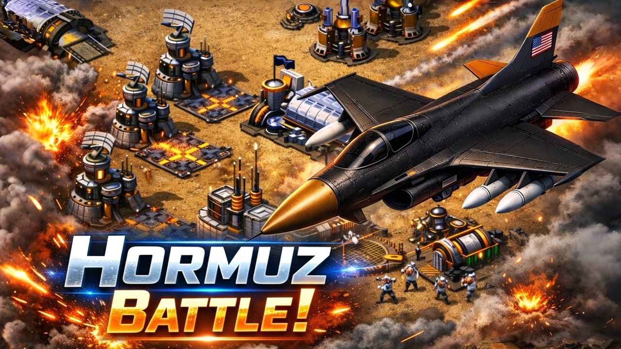 INSANE Tension in Hormuz! USA & Allies vs 5 Brutal AIs | Smart AI | Red Alert 2