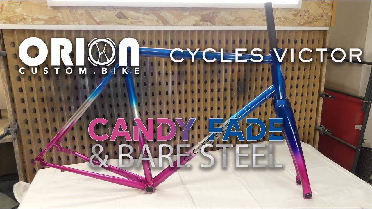 CUSTOM PAINT | Cycles Victor | How to paint a bike with candy fades and bare stainless steel