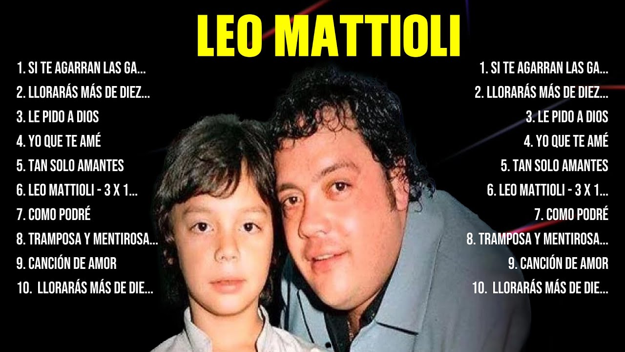 Lo mejor del &aacute;lbum completo de Leo Mattioli 2024 ~ Mejores artistas para escuchar 2024