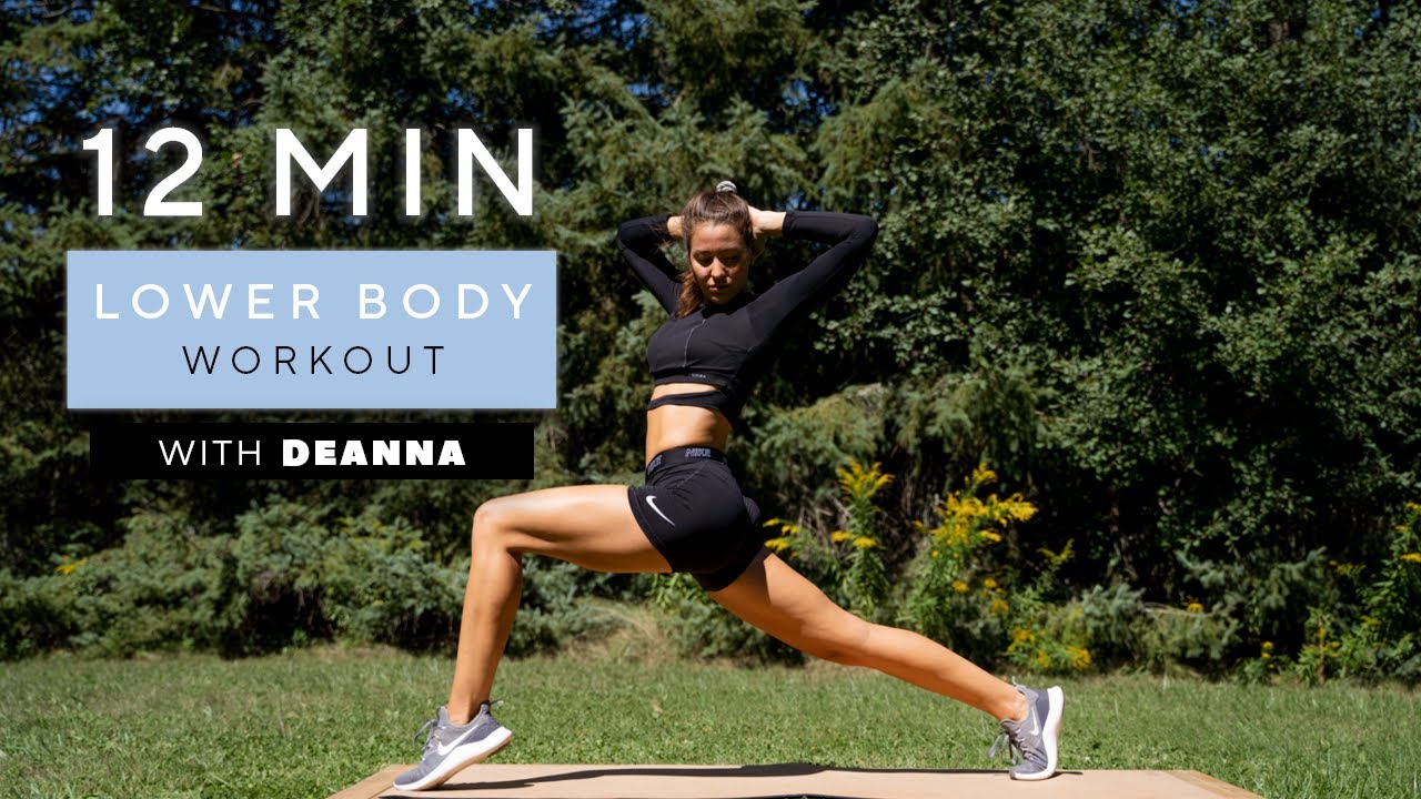12 MIN- Lower body Burn with Deanna// No equipment