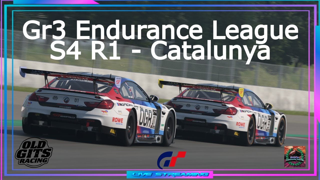 🏁LIVE GT7 Endurance League S4R1 Catalunya with BobOn Team Racing🏁