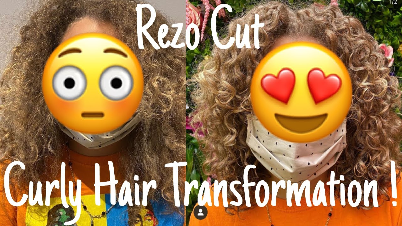 CURLY HAIR TRANSFORMATION | REZO CUT