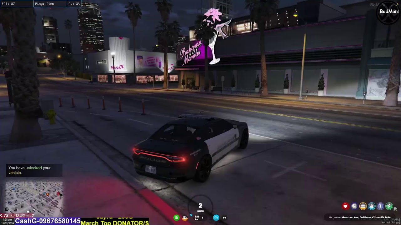 EP45 Police Officer MonkDee DGarp - GTA5 Roleplay sa Badman City.