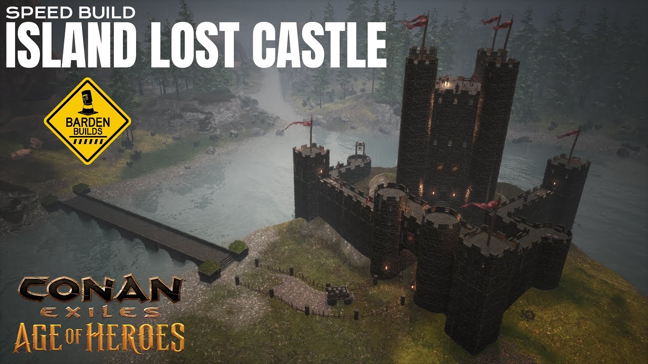 Conan Exiles: Island Lost Castle (Speed Build/ No Mods)
