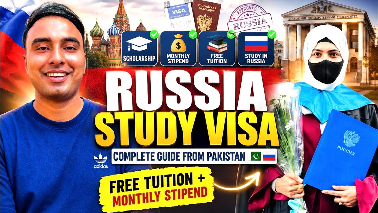 Russia pays you every month to study in Russia!! 🇷🇺 😮 - Complete Guide From Pakistan