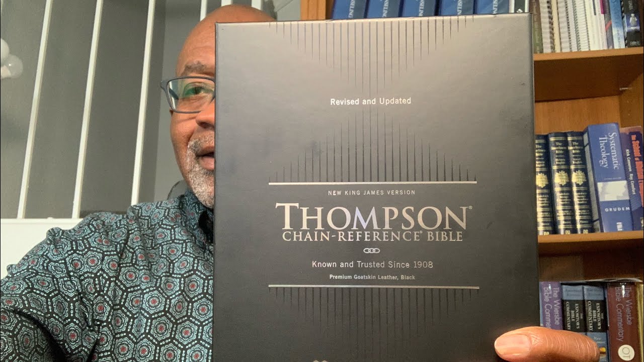 The Nkjv Thompson Chain-reference Bible In A Luxurious Goatskin Leather Binding.