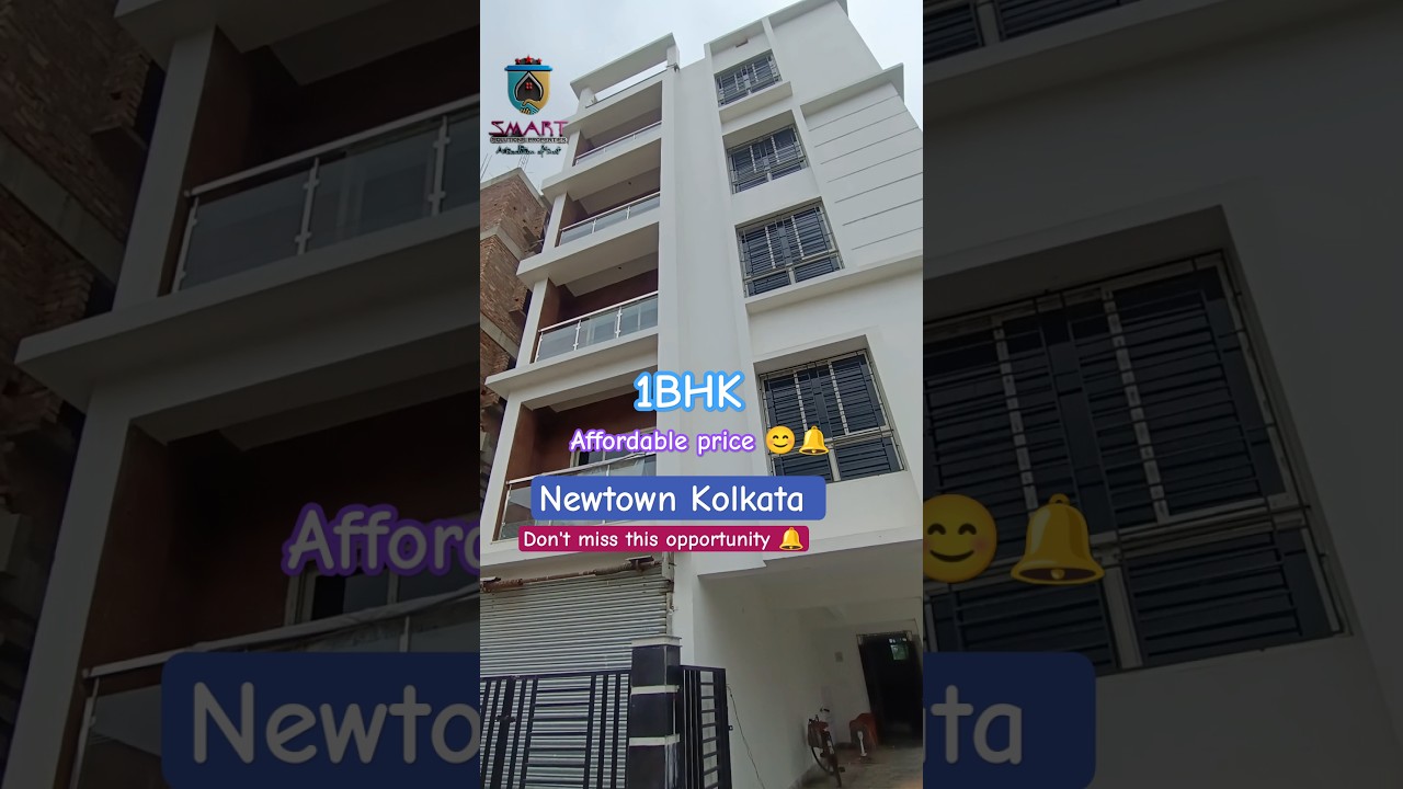 👉1BHK Flat 🏠 425 Sqft in Newtown AA2 | ₹27L Only | Lift, Security | Ideal for Living or Investment 💰