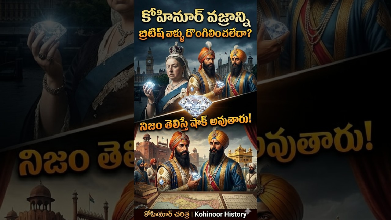 కోహినూర్ వజ్రాన్ని బ్రిటిష్ వాళ్ళు దొంగిలించలేదా? అసలు నిజం తెలిస్తే షాక్ అవుతారు! |Kohinoor History