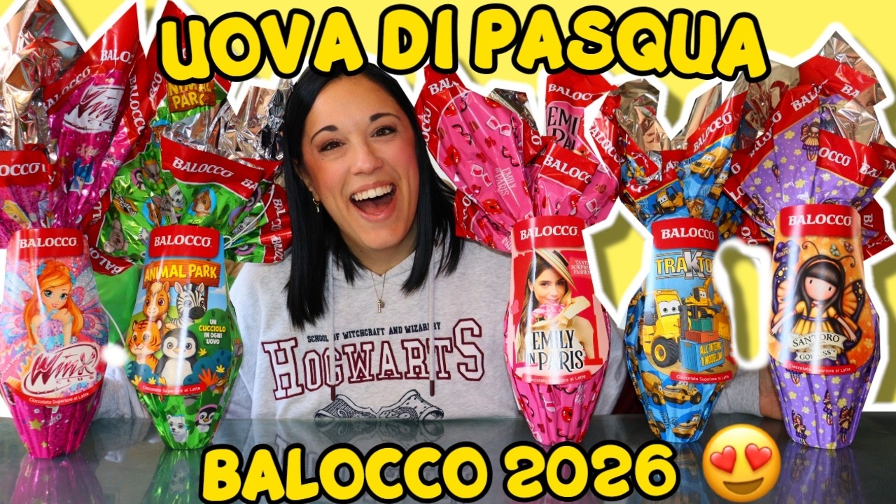 Apro UOVA di PASQUA balocco 2026! (Winx,Santoro,emily in paris e altri!) iolanda sweets