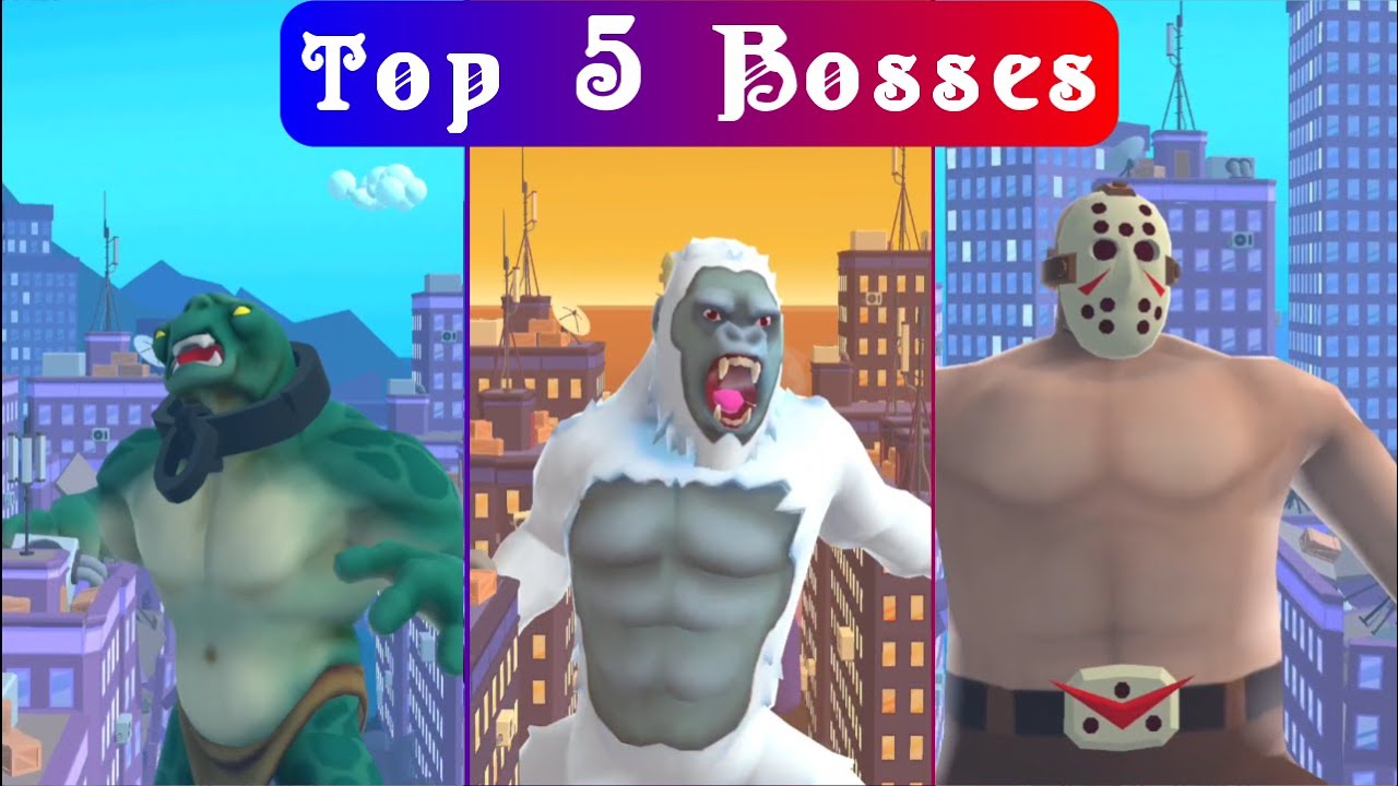heli monster - giant hunter | Top 5 Bosses  | heli monster Gameplay | heli monster Game | Game
