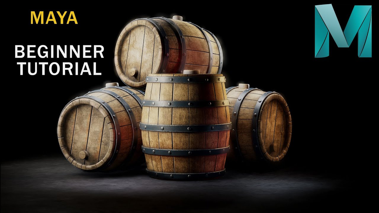 Maya Beginner Tutorial Wooden Barrel in hindi