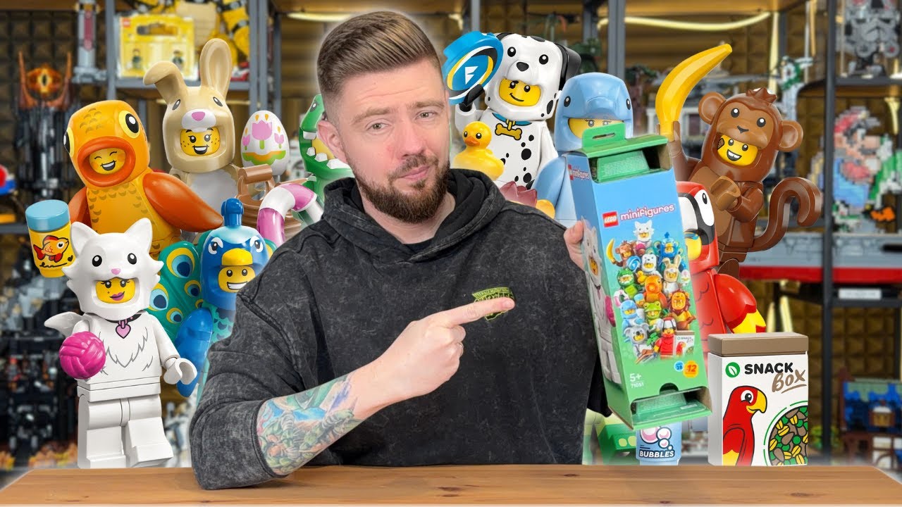 LEGO MINIFIGURKI 71051 SERIA 28 ZWIERZĘTA 🐊 OPENING CAŁEGO KARTONU