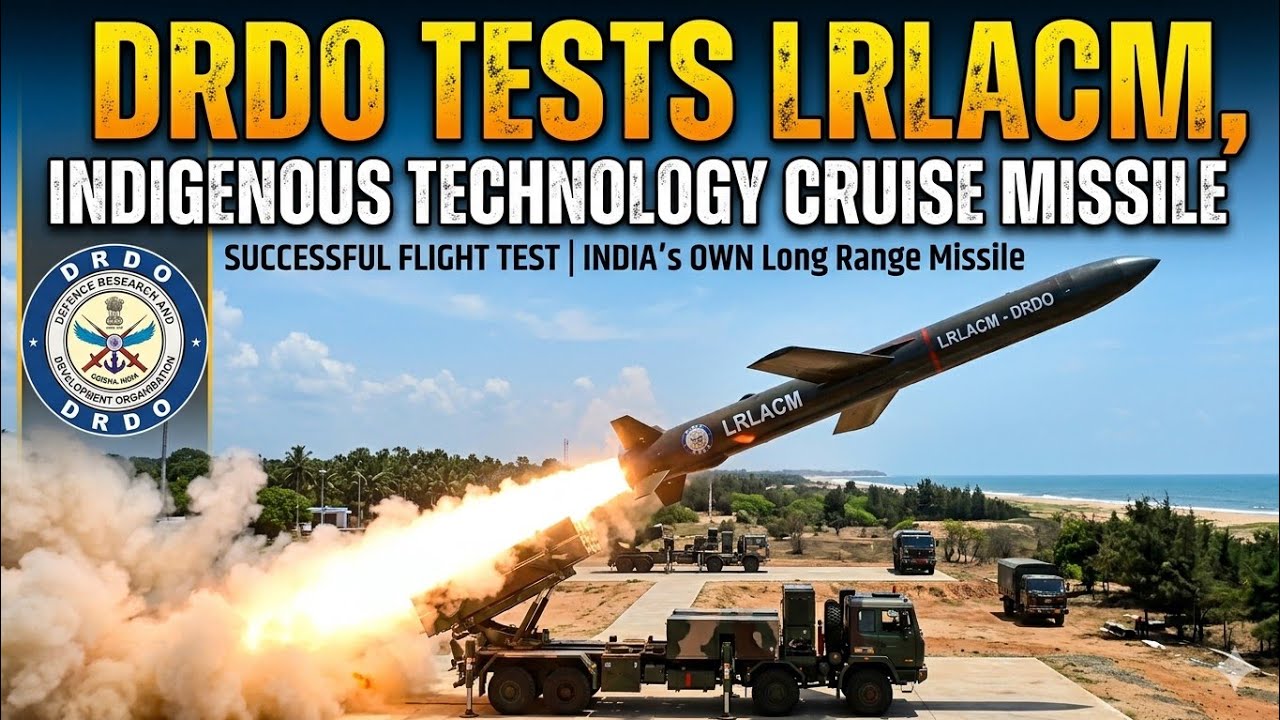 DRDO tests Long Range Land Attack Cruise Missile.