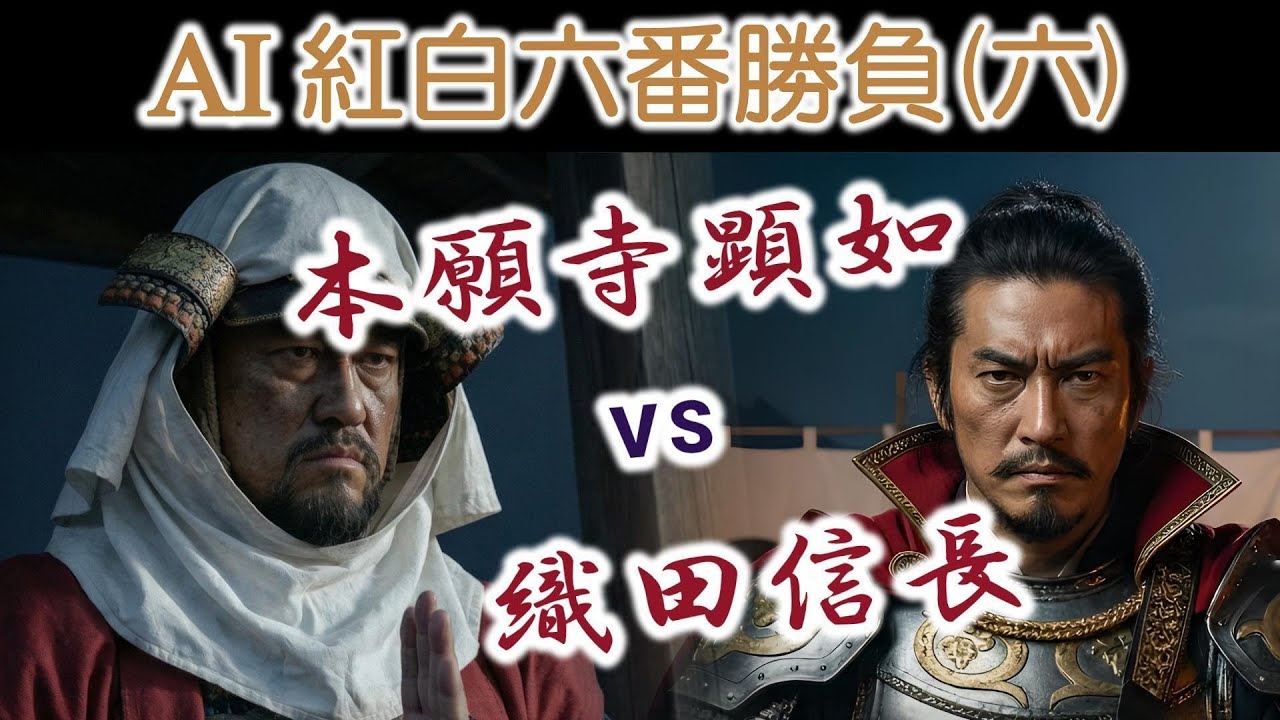 AI紅白六番勝負(六)　本願寺顕如vs織田信長