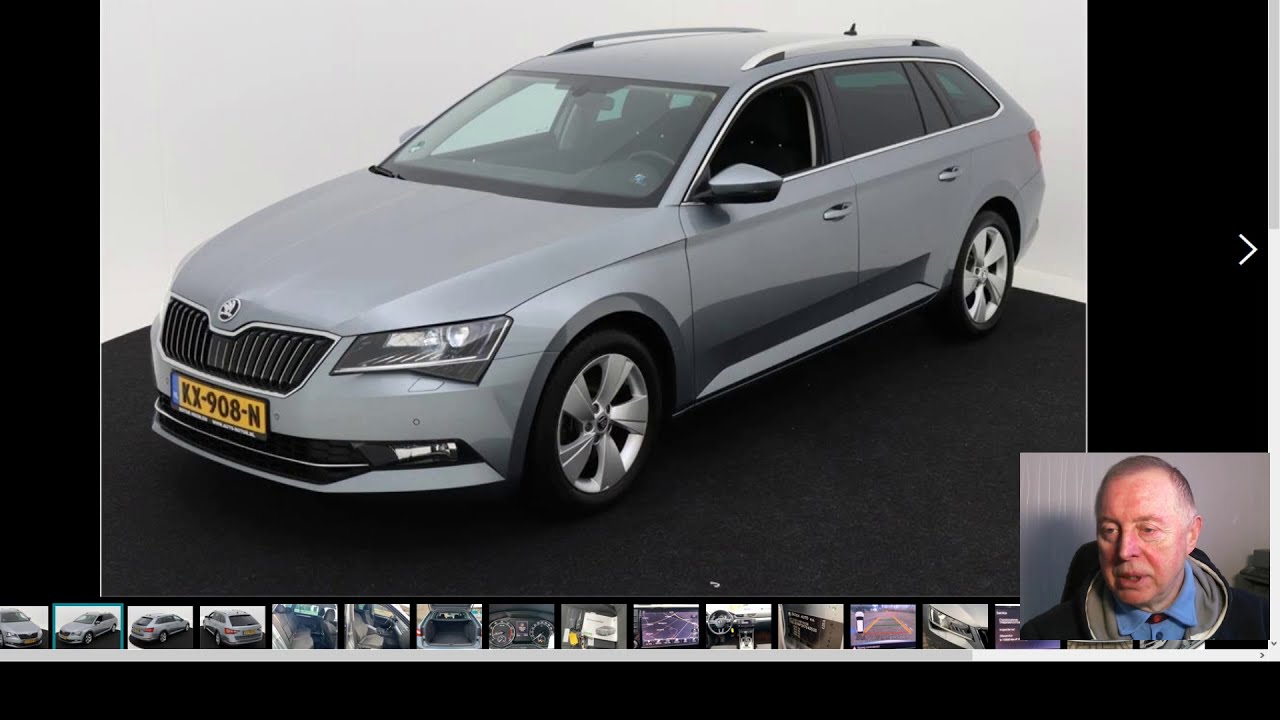 Выиграли на аукционе в начале января 2021 г. при Lockdown в ЕС Skoda Superb 1.4 TSI Ambition 2017 г.
