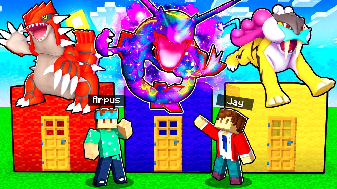 Don't Choose the Wrong Legendary Pokémon Door! (Minecraft Pixelmon)