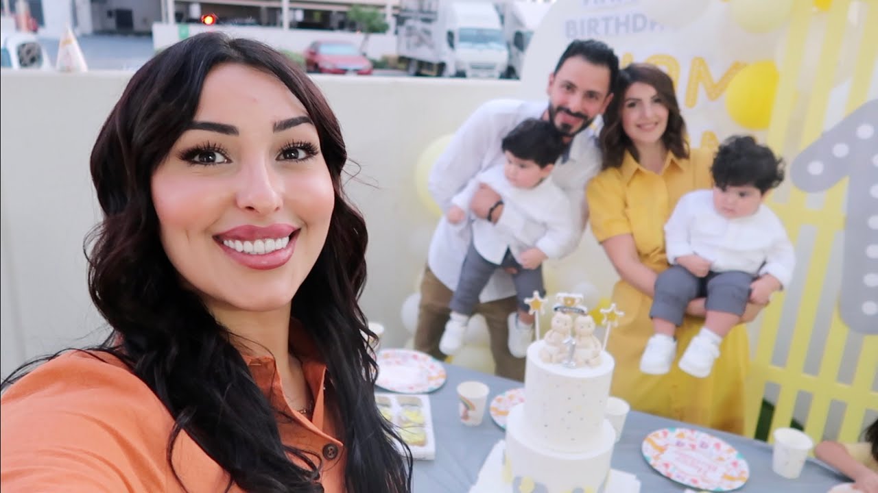احتفلنا بعيد ميلاد توأم عصام ونور لأول مرا🎉😍(حماااس)❤️