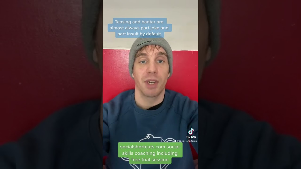 How to make teasing/banter more playful rather than insulting - social skills shorts