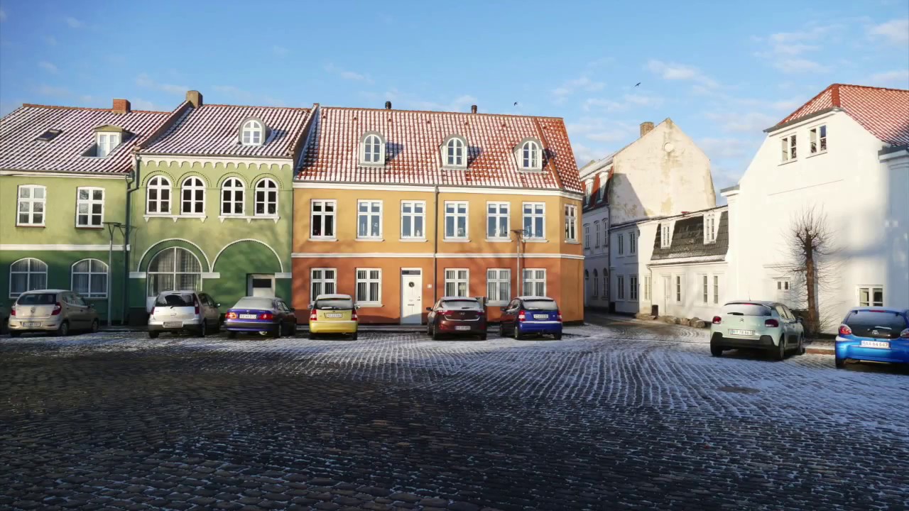 Korsør 2018 i februar. Vores dejlige by.