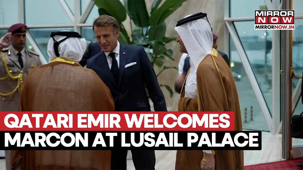 Qatari Emir Welcomes Macron For High-level Talks During French President's Middle East Visit