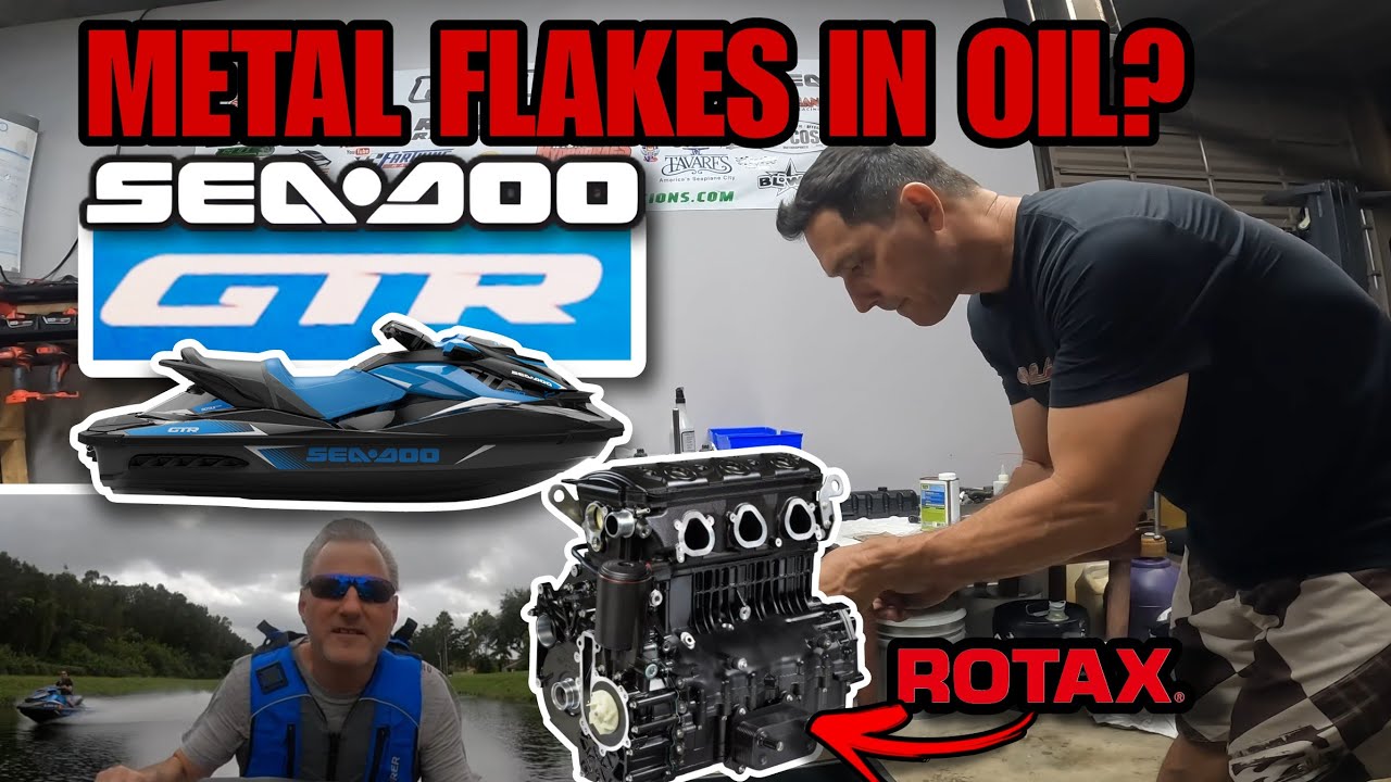 SEA-DOO GTR 230 Engine with Metal in oil, Rotax Rebuild & Break in, Rider Reaction + Calas Tech Tips