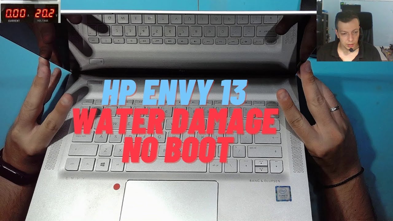 HP ENVY 13-AB water damage repair