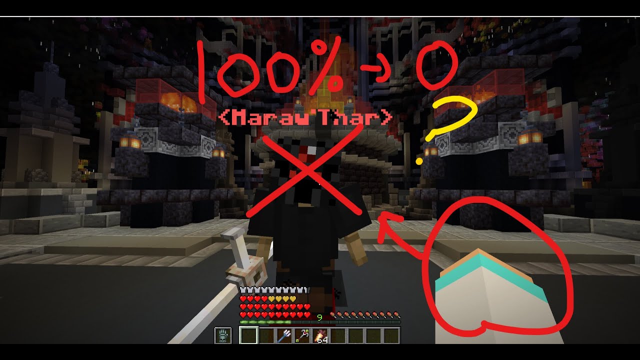 【Minecraft】Final Paradox - 空手打敗「征服者的怒火」Maraw'Thar