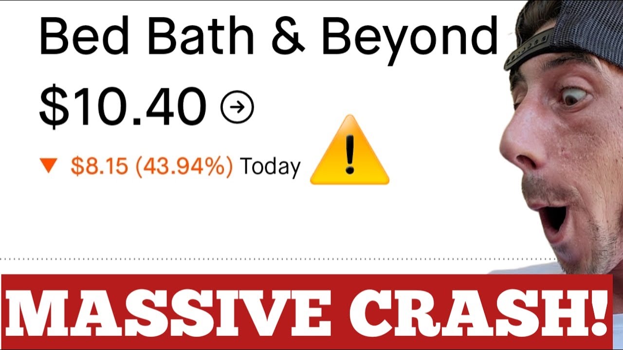 BBBY STOCK CRASH!!!! Bed Bath & Beyond Rally is Over!!!