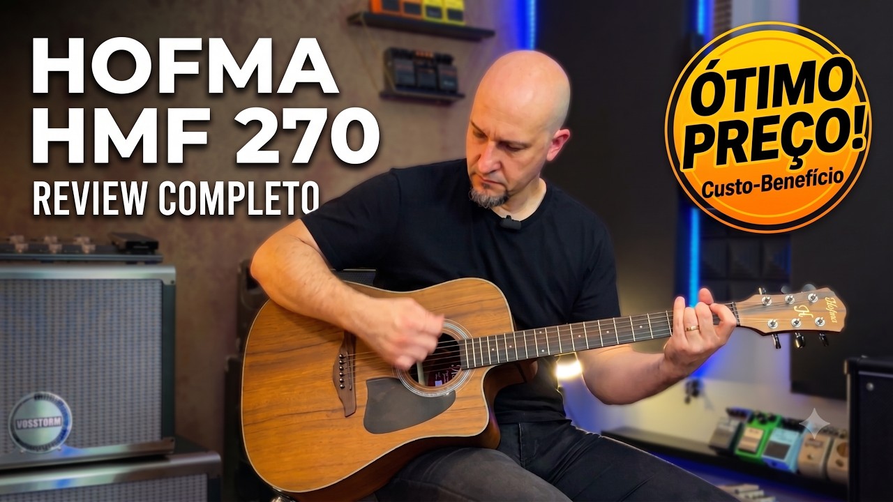 VIOL&Atilde;O HOFMA HMF 270 - FOLK BEM BARATO! MAS &Eacute; BOM?