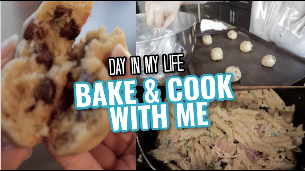 VLOG: Baking Chocolate Chip Cookies and Cook with Me!