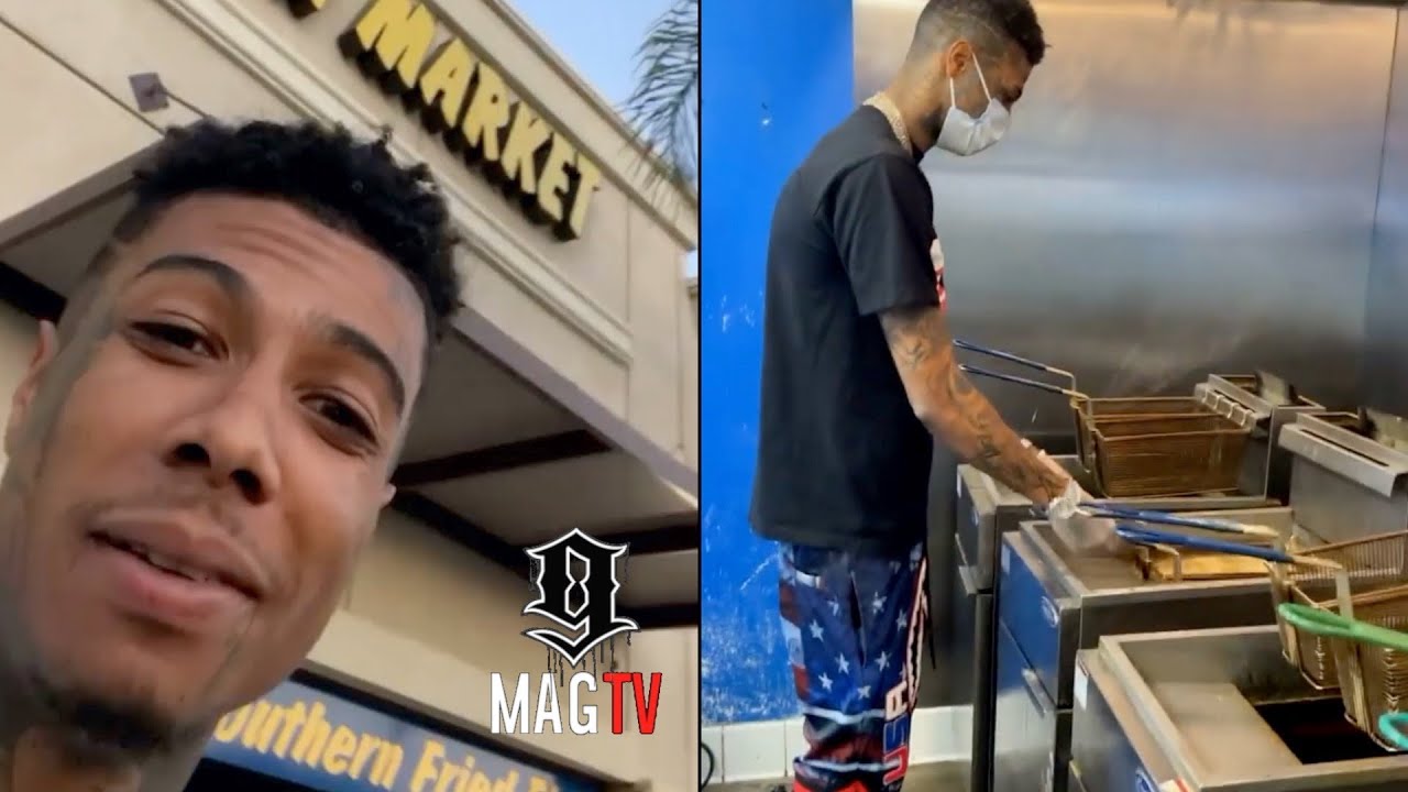 Blueface Opens Up His Own Fish & Soul Food Restaurant! 👨🏾‍🍳