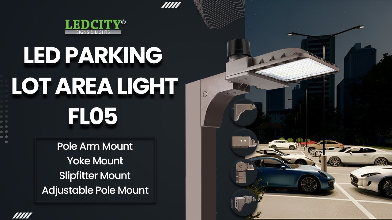LED Parking Lot Area Light FLO5