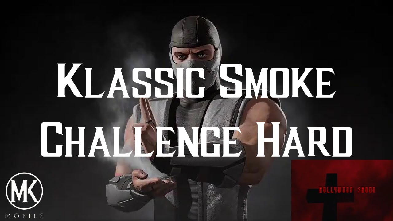 Mortal Kombat Mobile iOS - Klassic Smoke Challenge Full Hard Difficulty