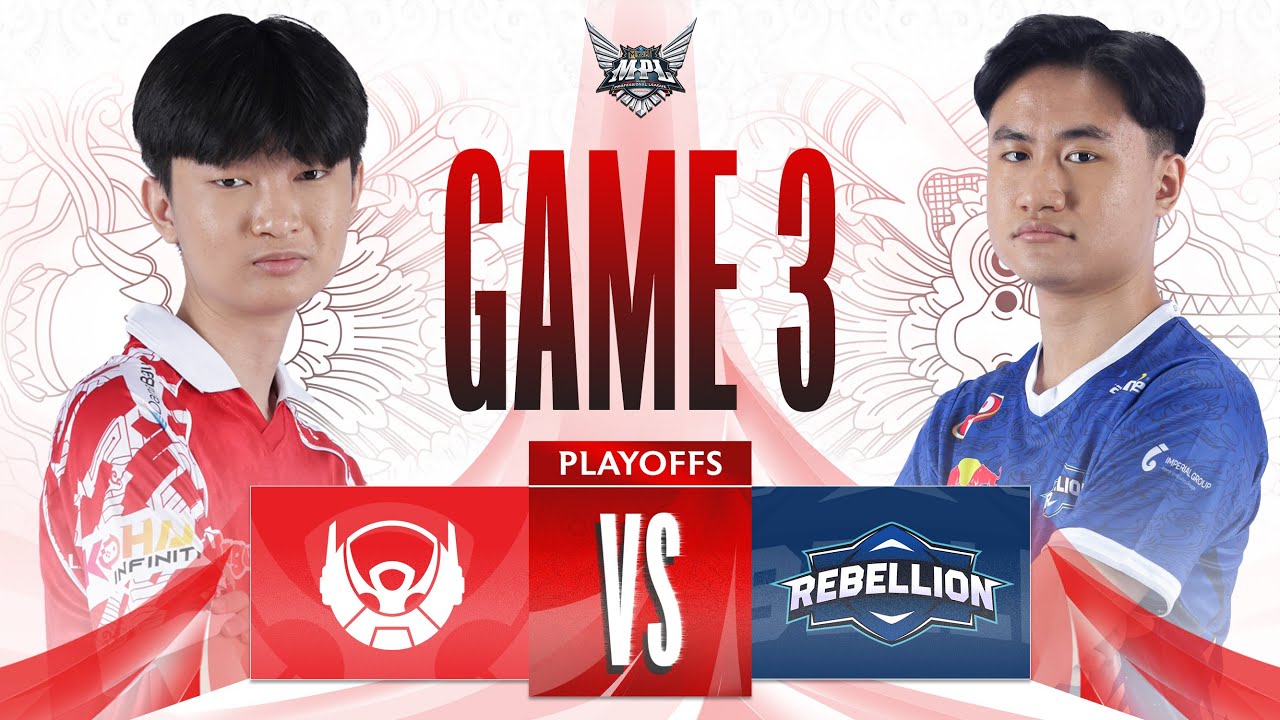 BIGETRON ALPHA VS REBELLION ZION | PLAYOFF DAY 1 - MATCH 2 - GAME 3 #MPLIDS12