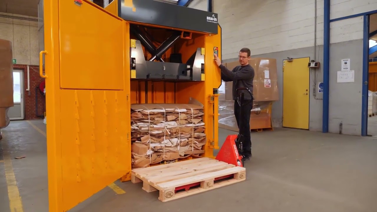 Bramidan X30 Baler – Superior Compaction for Large Boxes and High-Volume Waste