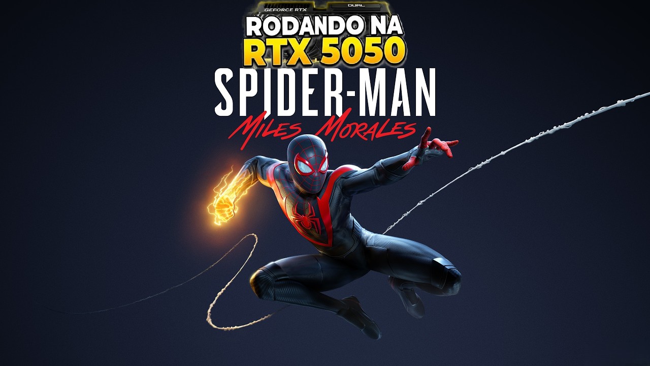 Spider-Man: Miles Morales na RTX 5050 | Teste de desempenho em todas configurações 1080p 1440p e 4K
