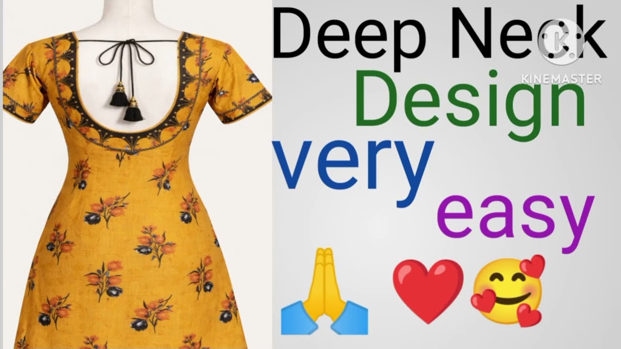 Stylish Deep Neck 🔥 | Boutique Style Design