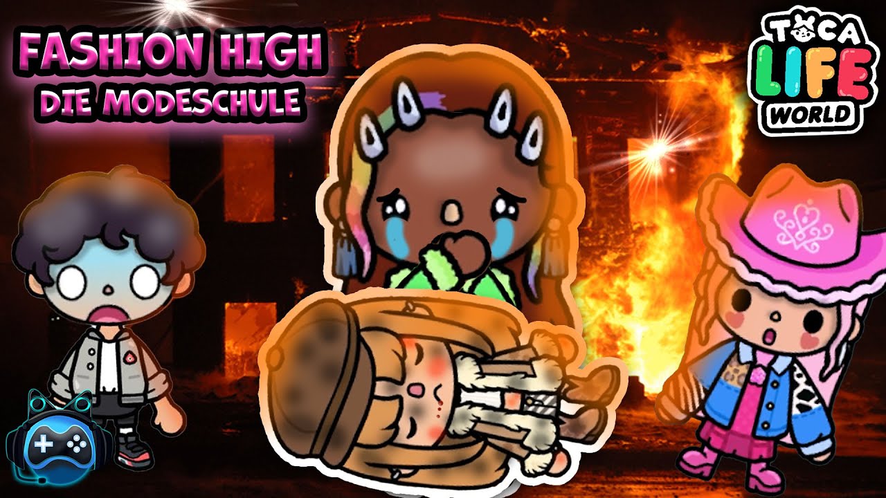 FEUER IN DER SCHULE🔥🚒😱 FASHION HIGH - DIE MODESCHULE 👗🏫 Toca Boca Story Deutsch