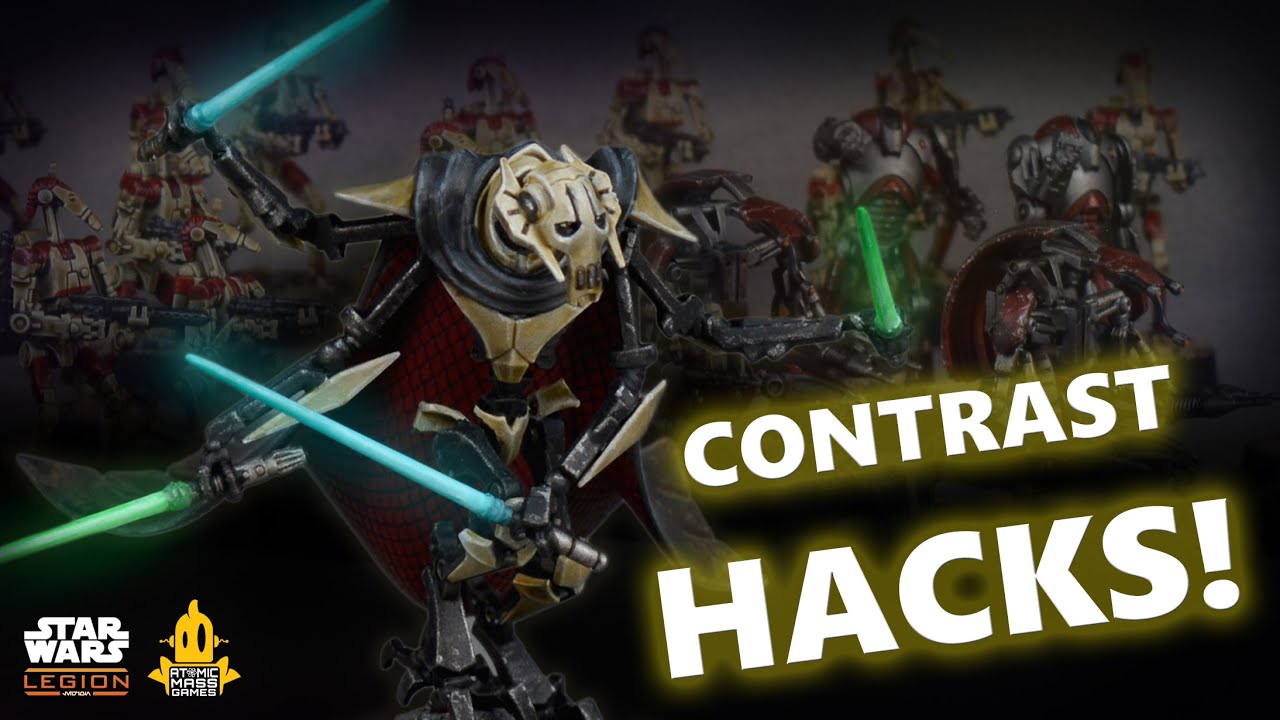 Star Wars Contrast Hacks! Painting General Grievous and the Separatist Alliance | Star Wars Legion